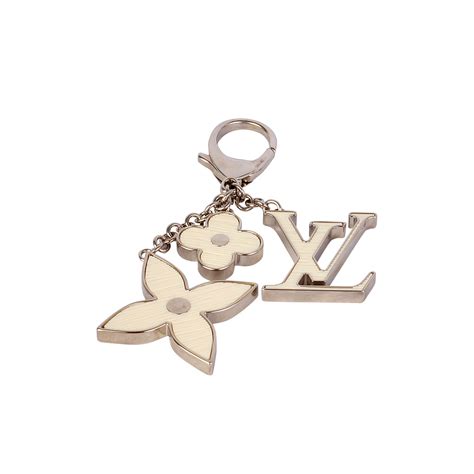 louis vuitton fleur d'epi bag charm|LOUIS VUITTON Fleur d Epi Bag Charm Key Holder Black.